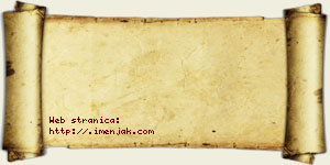 Anđelija Pejaković vizit kartica